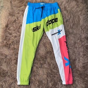 Dope Multi Color Stretch Sweatpants